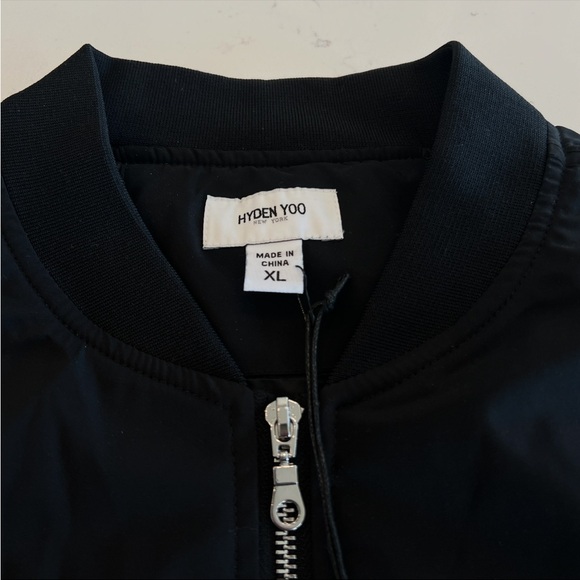 Hayden Yoo Black Bomber Jacket (XL) - Picture 3 of 9